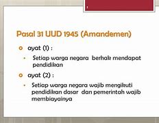 Bunyi Pasal 27 Ayat 1 Dan 2 Undang Undang Dasar 1945