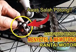 Efek Rantai Motor Kendor Kenceng